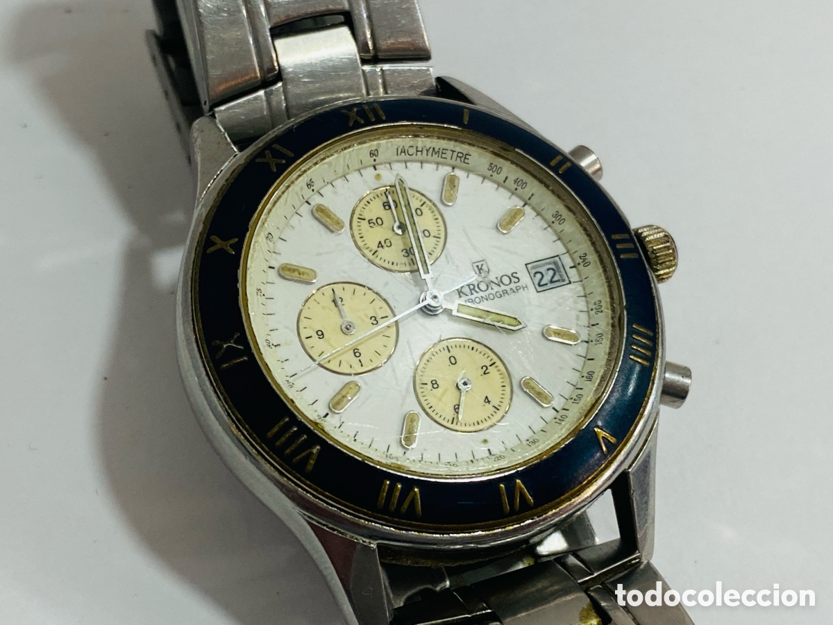 Relojes: Kronos Cron&oacute;grafo Usado - Foto 3