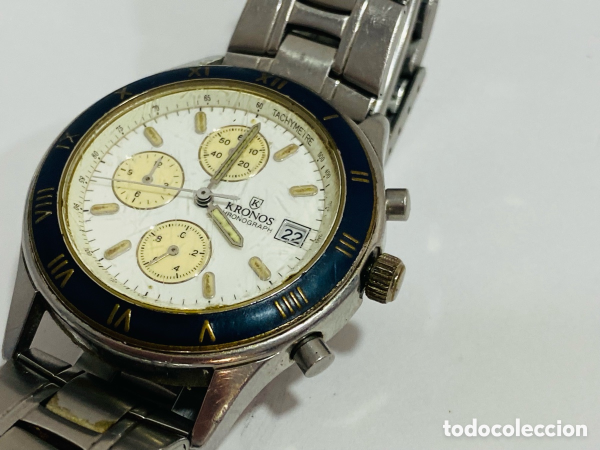 Relojes: Kronos Cron&oacute;grafo Usado - Foto 4