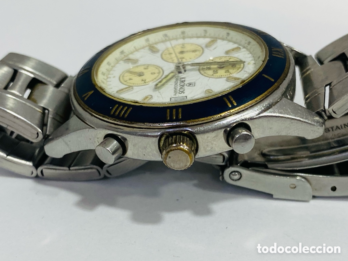 Relojes: Kronos Cron&oacute;grafo Usado - Foto 5