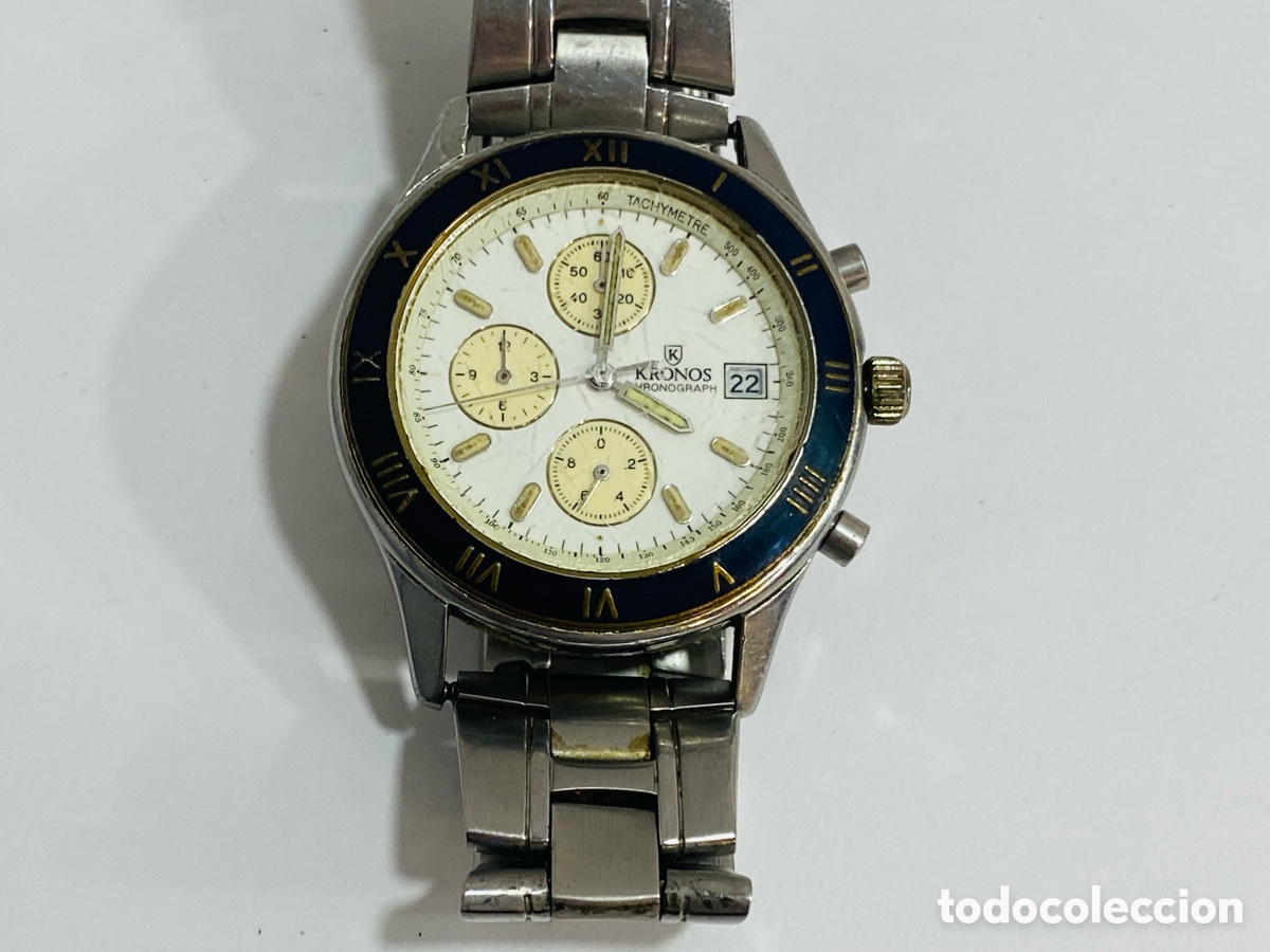 Relojes: Kronos Cron&oacute;grafo Usado - Foto 6