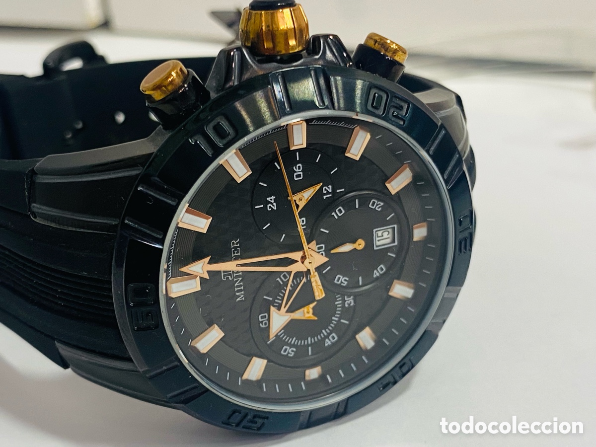 Relojes: Minister Cron&oacute;grafo Negro - Foto 2