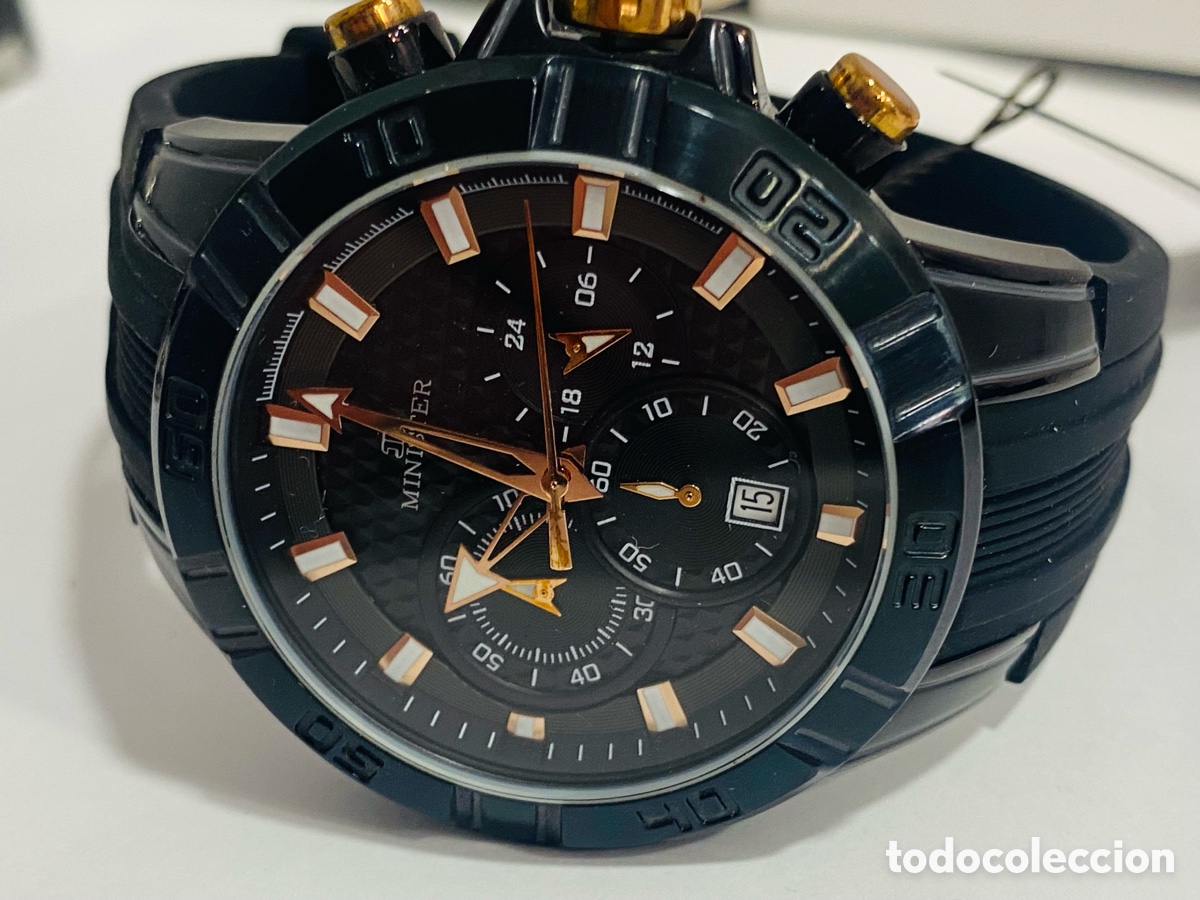 Relojes: Minister Cron&oacute;grafo Negro - Foto 7