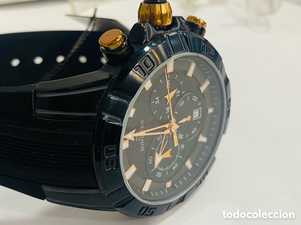 Relojes: Minister Cron&oacute;grafo Negro - Foto 8
