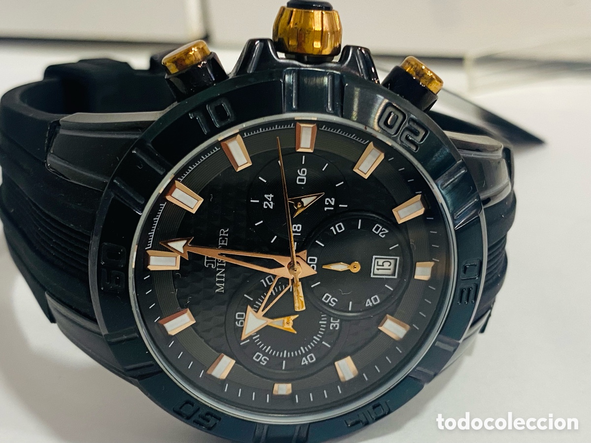 Relojes: Minister Cron&oacute;grafo Negro - Foto 9