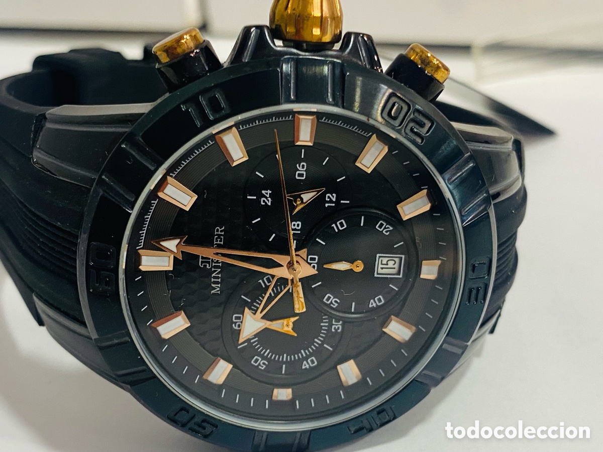 Relojes: Minister Cron&oacute;grafo Negro - Foto 10