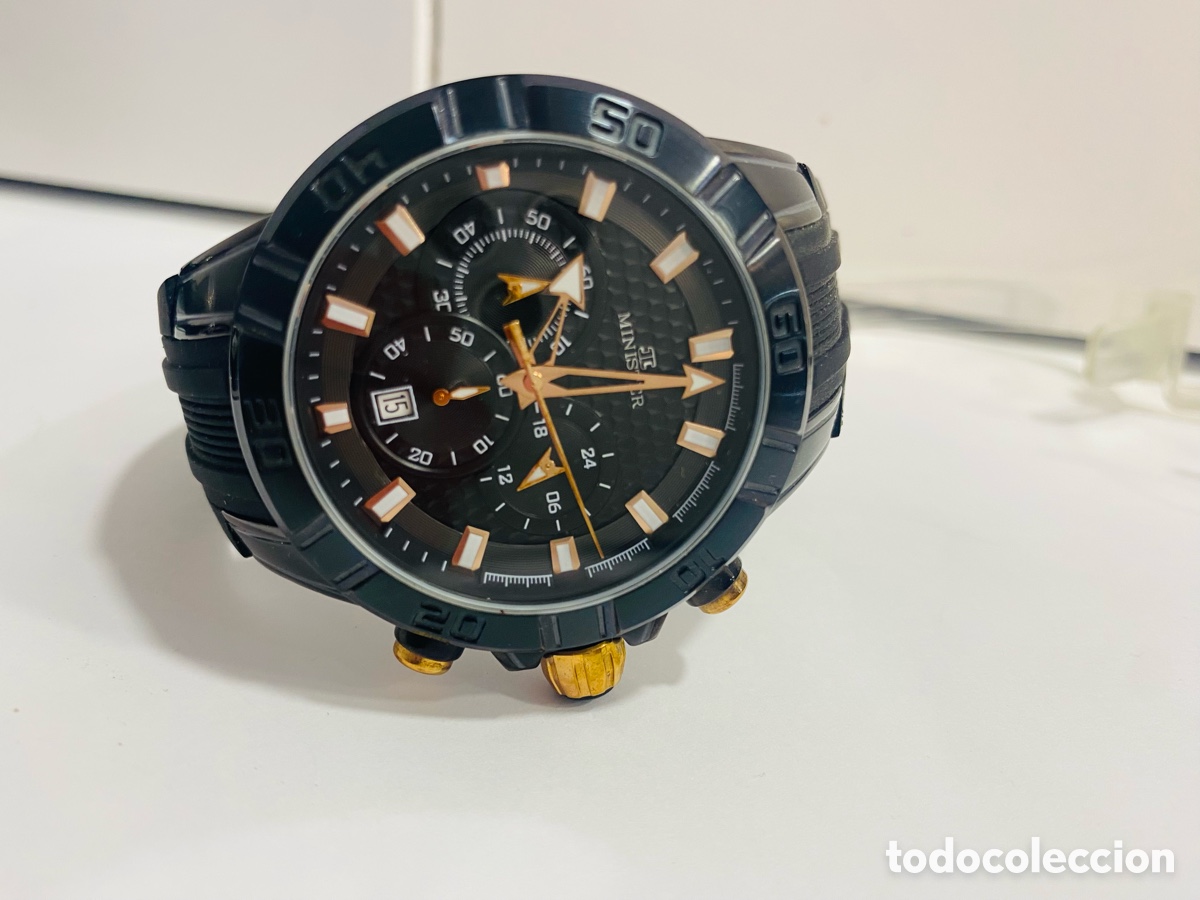 Relojes: Minister Cron&oacute;grafo Negro - Foto 11