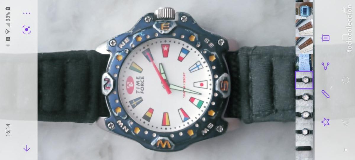 Relojes: BONITO RELOJ TIME FORCE ANTIGUO - Foto 1