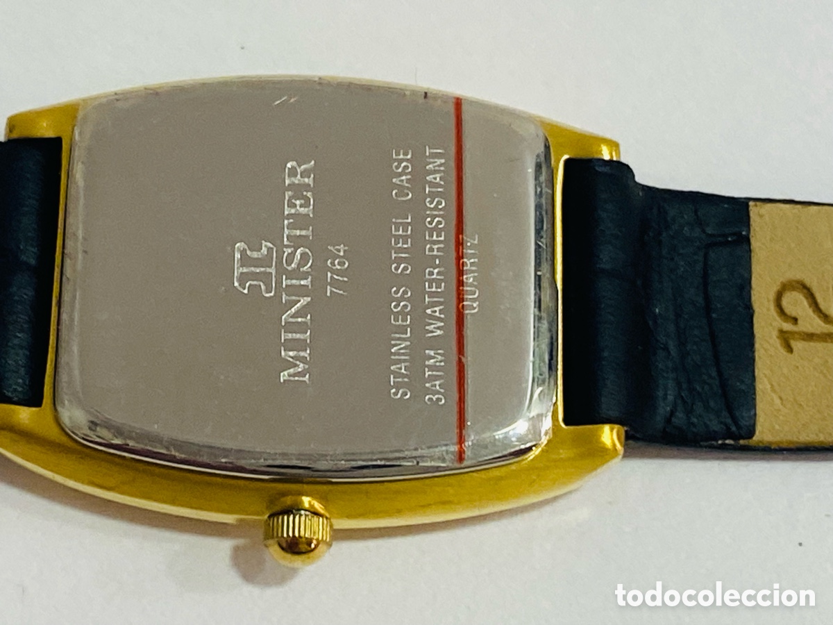Relojes: Reloj Minister Chapado y Cuero - Foto 10