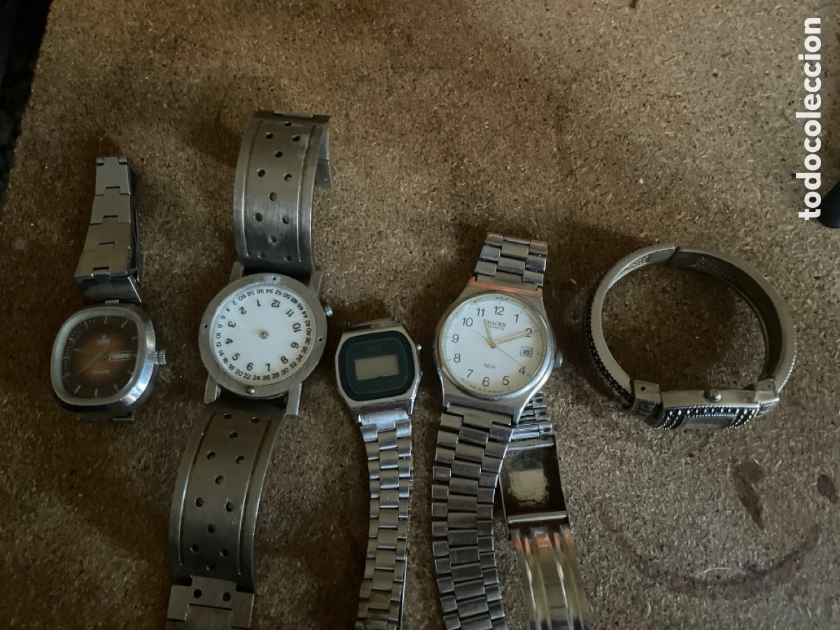 Relojes: 5 RELOJES DE PULSERA DIFERENTES - Foto 1