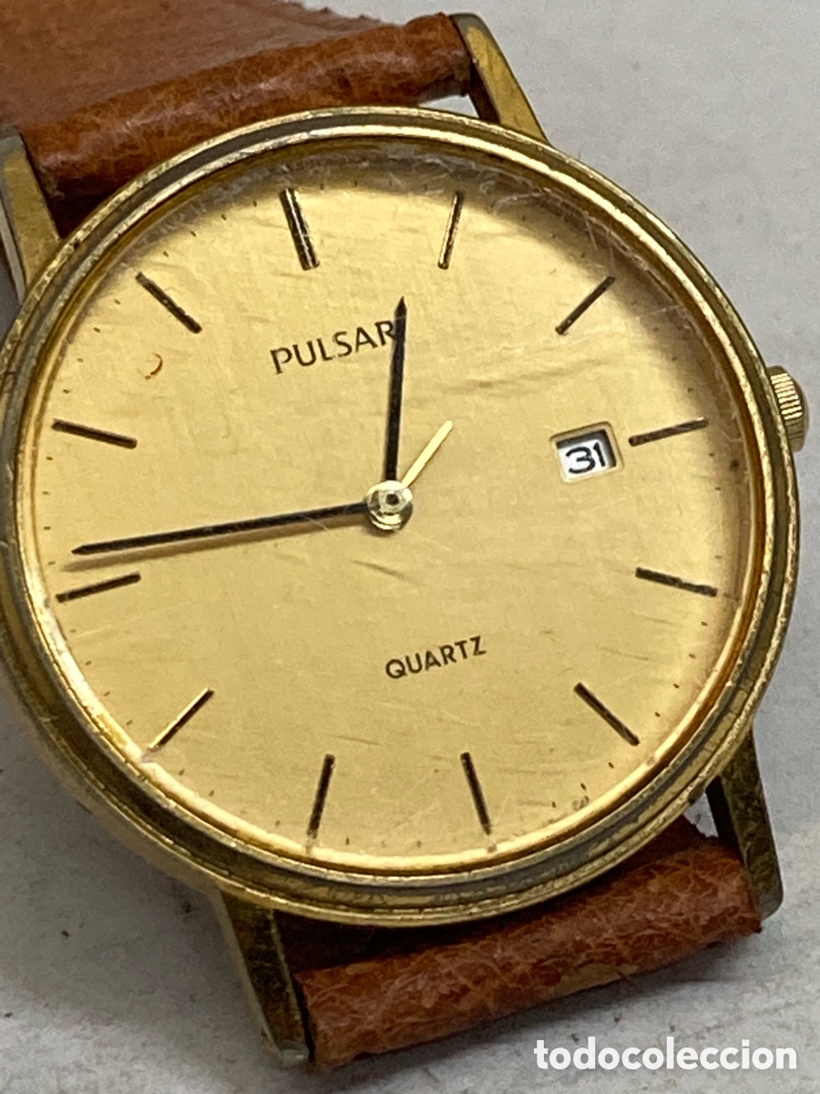 Relojes: Reloj Pulsar Quartz Dorado /CR28-11 - Foto 2