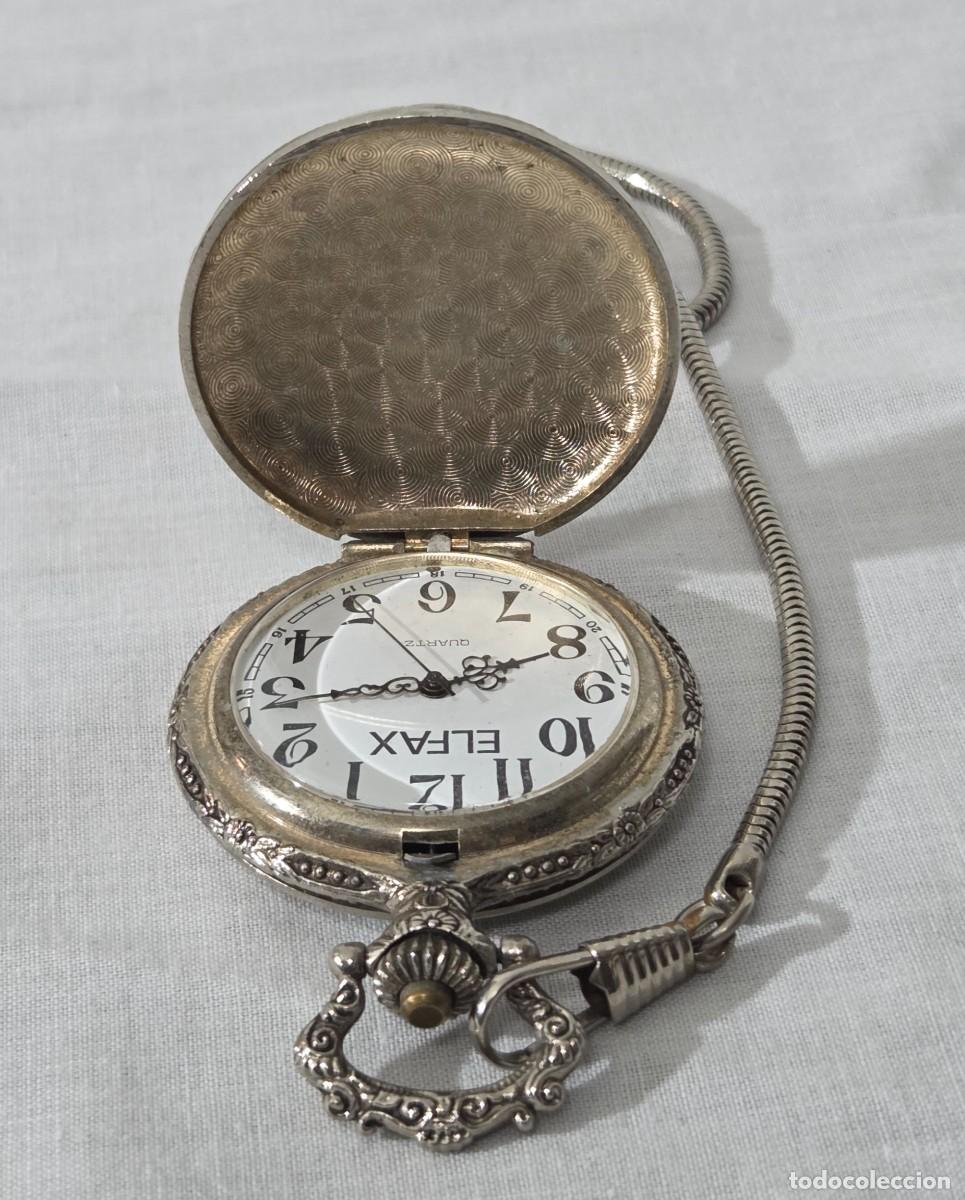 Relojes: Reloj de bolsillo Elfax con leontina - Foto 5