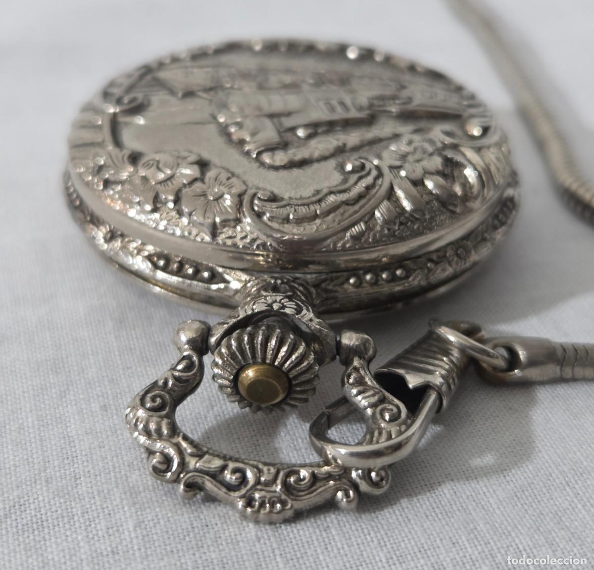 Relojes: Reloj de bolsillo Elfax con leontina - Foto 12