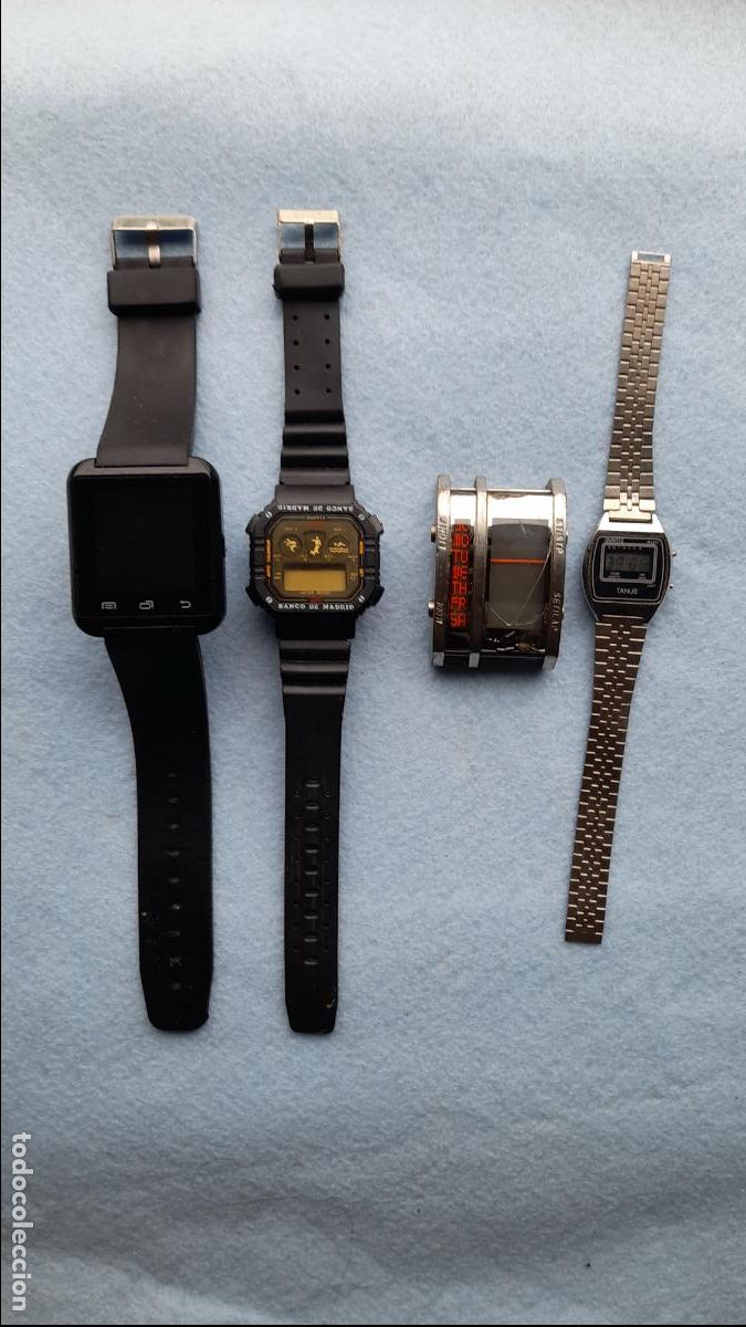 Relojes: Lote de 4 Relojes Digitales de Cuarzo. - Foto 1