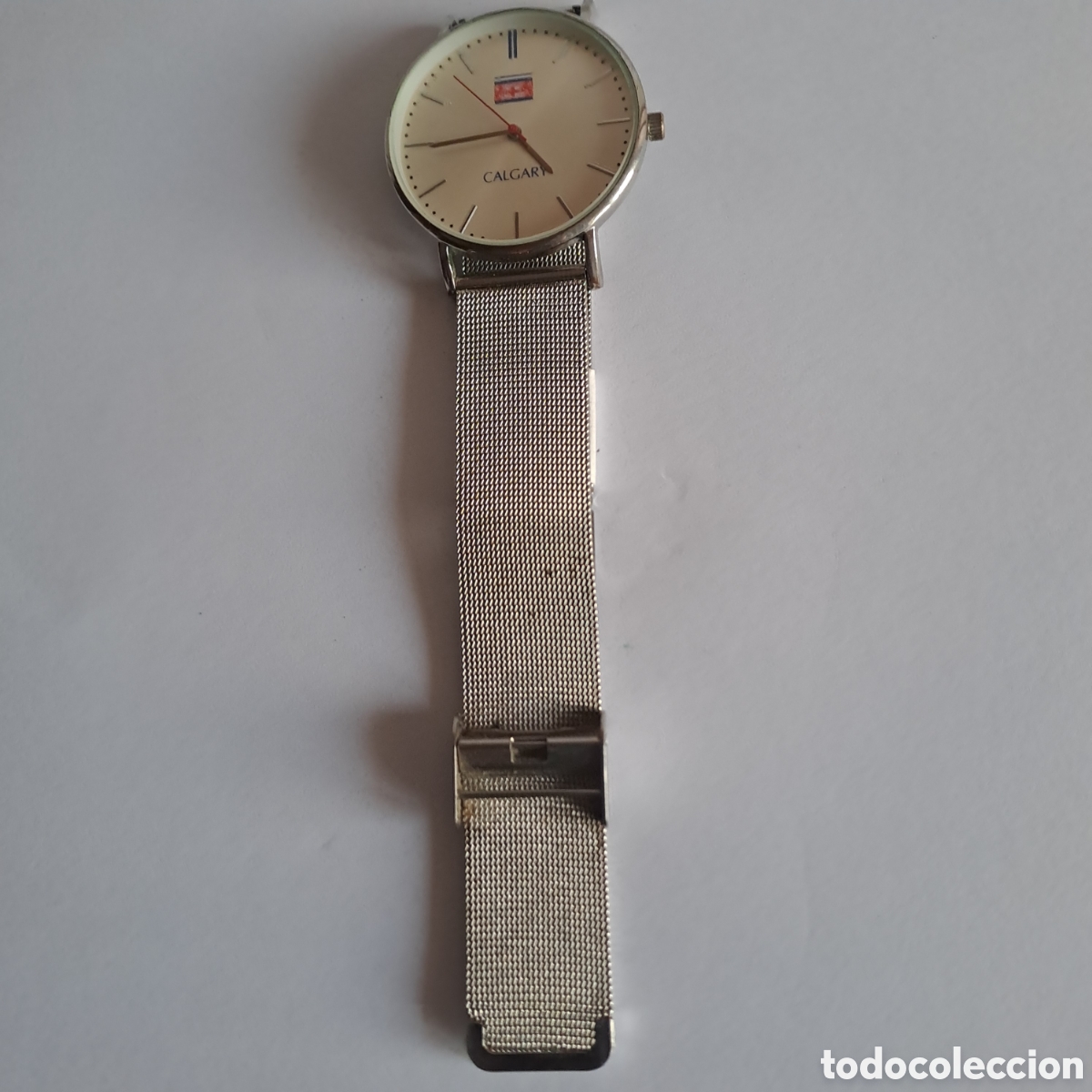 Relojes: CALGARY RELOJ QUARTZ, METALICO. MODELO SILVER MOUNTAIN. FUNCIONA. - Foto 2