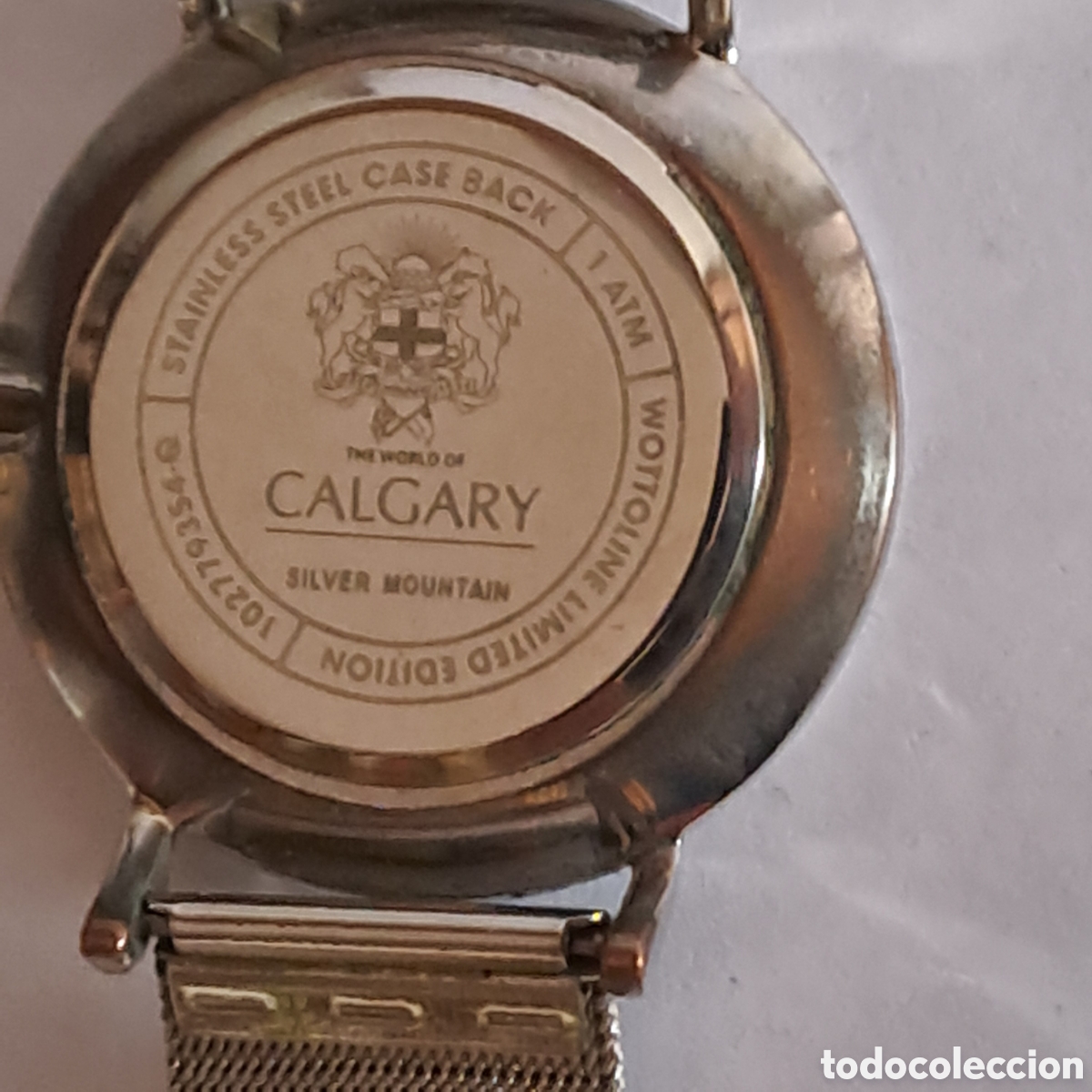 Relojes: CALGARY RELOJ QUARTZ, METALICO. MODELO SILVER MOUNTAIN. FUNCIONA. - Foto 3