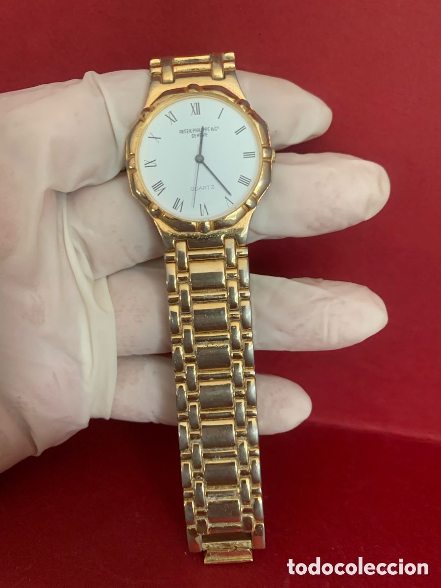 Relojes: RELOJ PULSERA DORADO CLASICO FUNCIONANDO - Foto 8