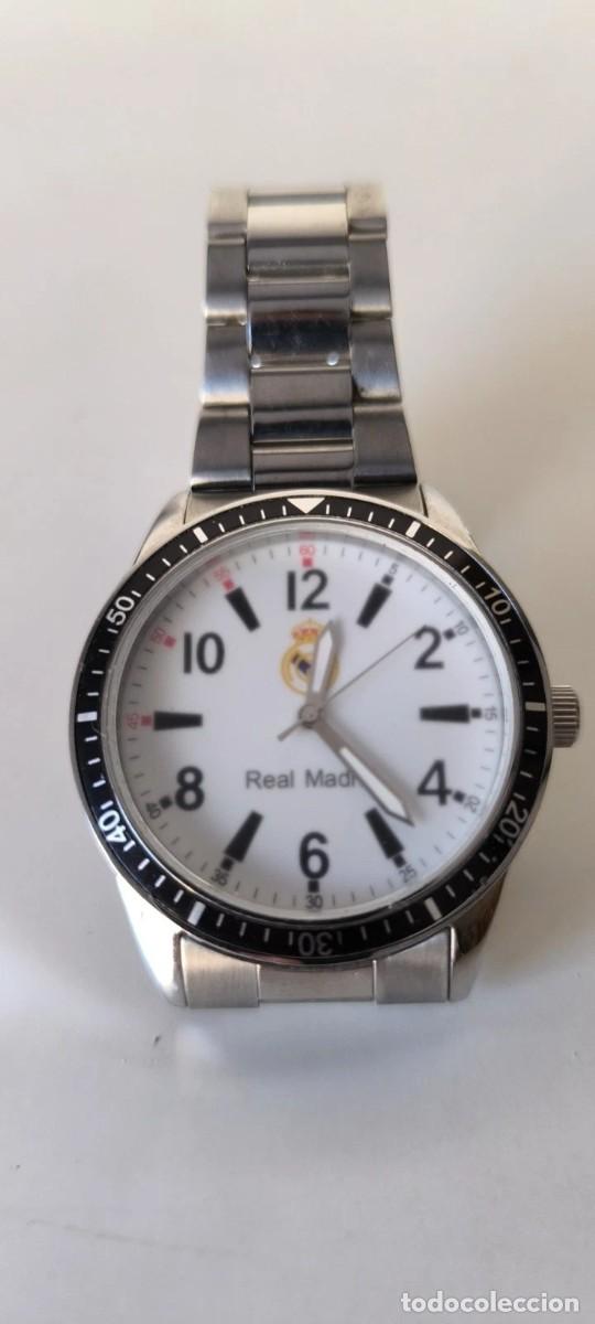 Relojes: Reloj Acero Real Madrid Oficial Funciona - Foto 1