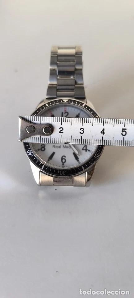 Relojes: Reloj Acero Real Madrid Oficial Funciona - Foto 2