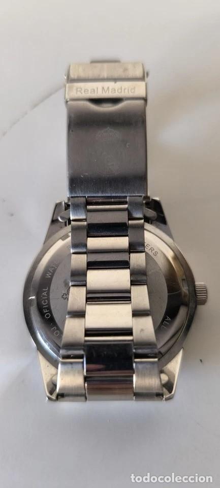Relojes: Reloj Acero Real Madrid Oficial Funciona - Foto 5