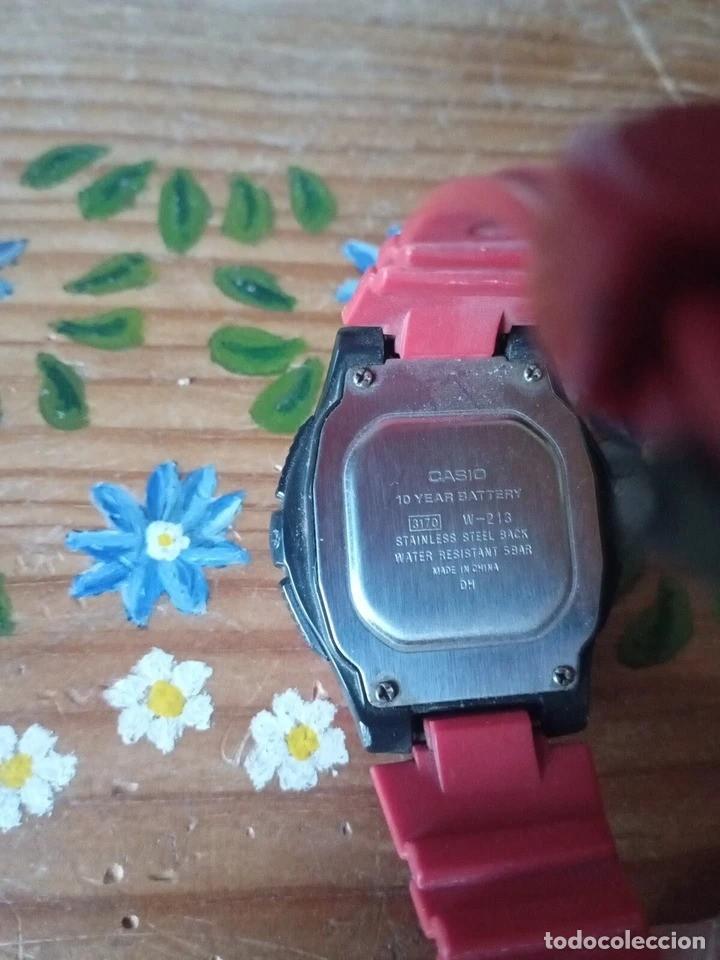 Relojes: Casio W-213 Reloj Digital Raro - Foto 5