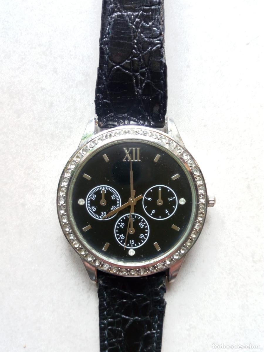 Relojes: Reloj LBVYR con correa de piel negra - Foto 1