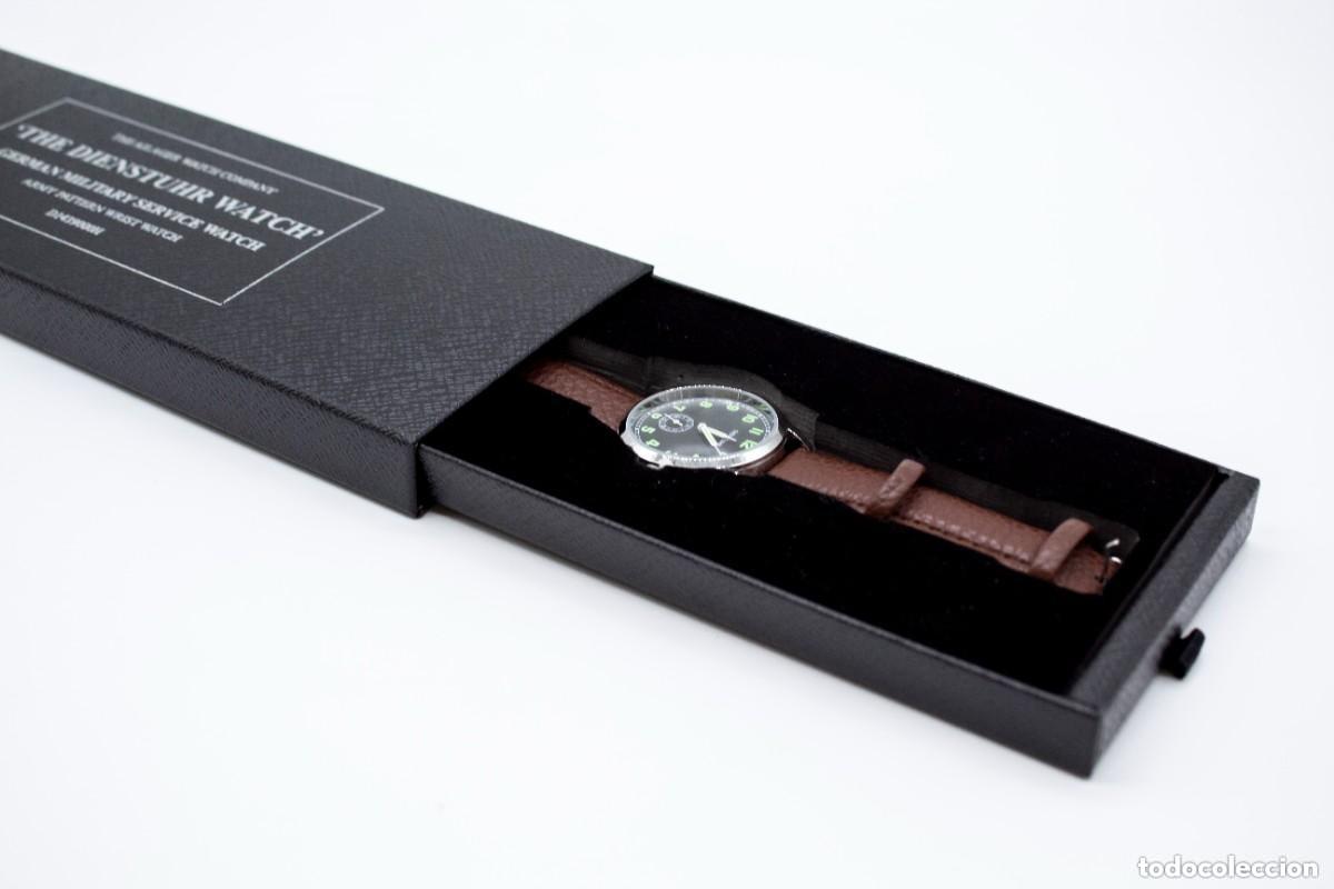 Relojes: RELOJ DE SERVICIO DE LA WEHRMACHT MARR&Oacute;N &ndash; R&Eacute;PLICA - Foto 3