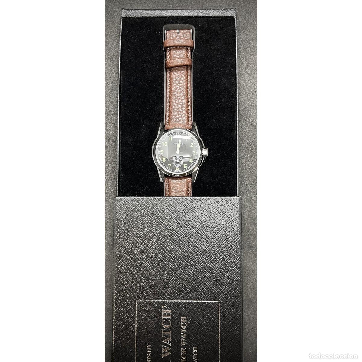 Relojes: RELOJ DE SERVICIO DE LA WEHRMACHT MARR&Oacute;N &ndash; R&Eacute;PLICA - Foto 9