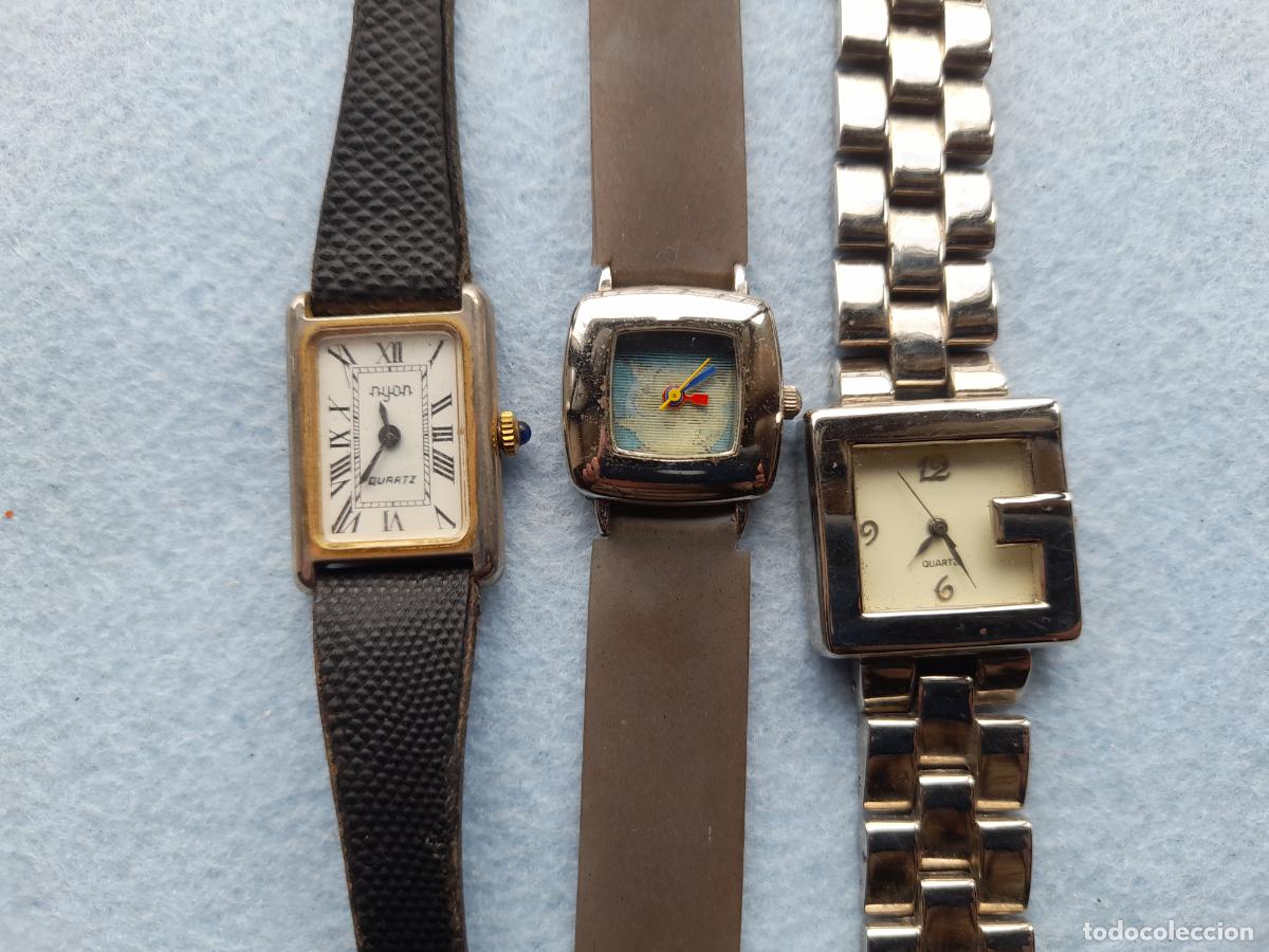 Relojes: Lote de 3 Relojes de Cuarzo para Dama. - Foto 2