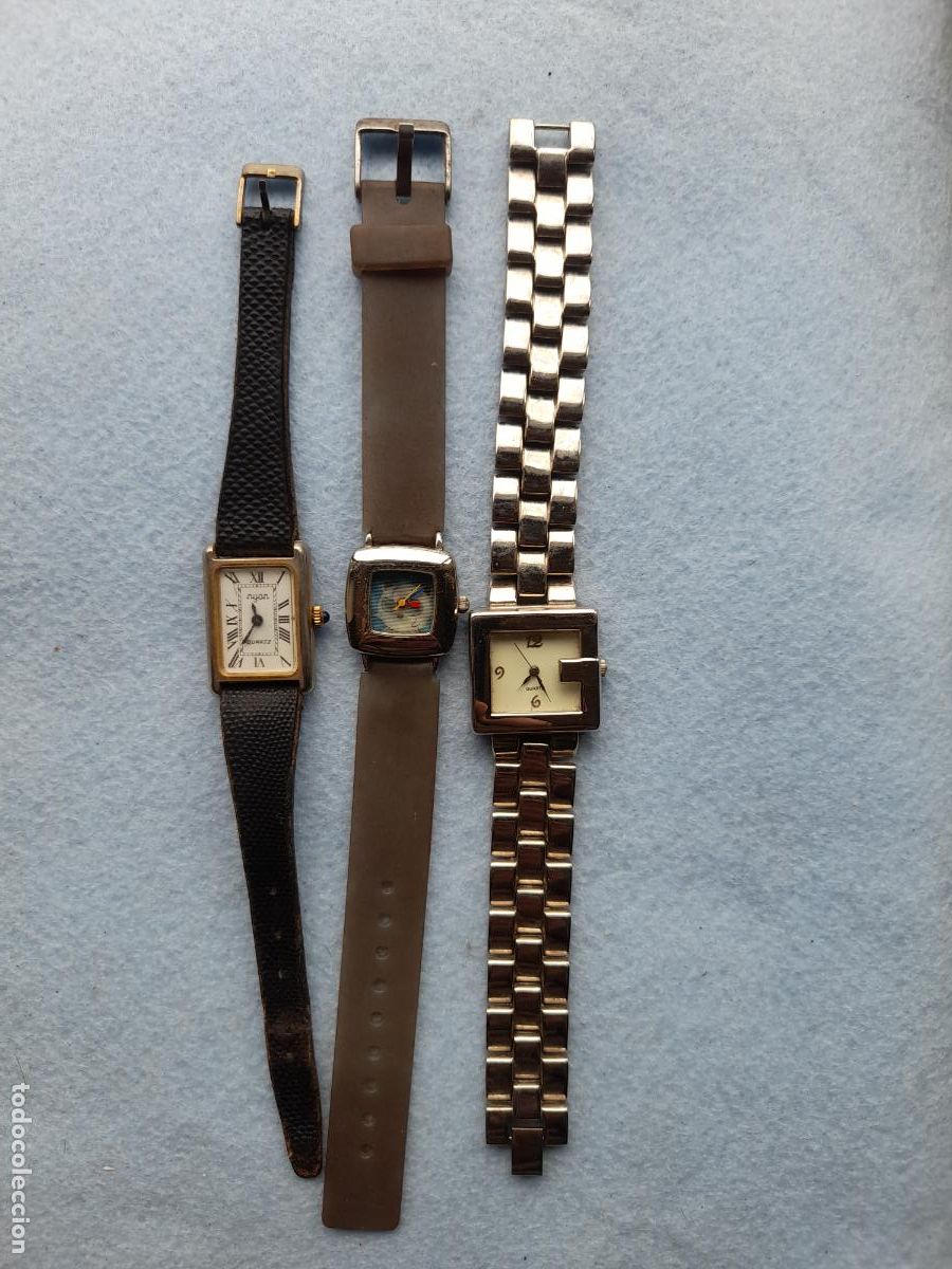 Relojes: Lote de 3 Relojes de Cuarzo para Dama. - Foto 1