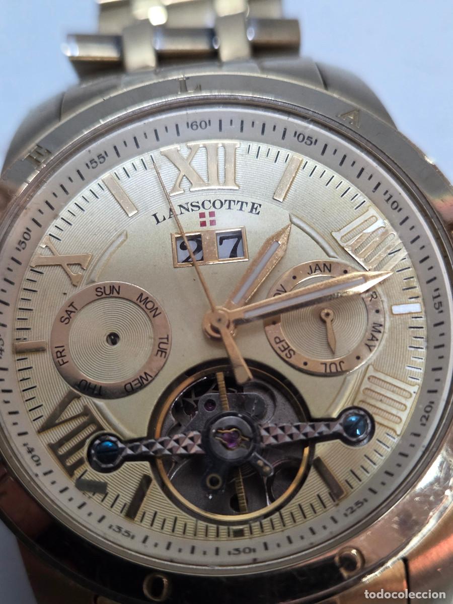 Relojes: reloj de lanscosttes dorado - Foto 3