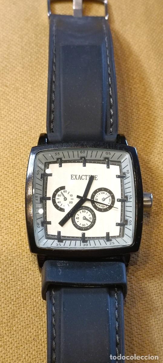 Relojes: Reloj EXACTIME Cuadrado Negro y Blanco - Foto 2