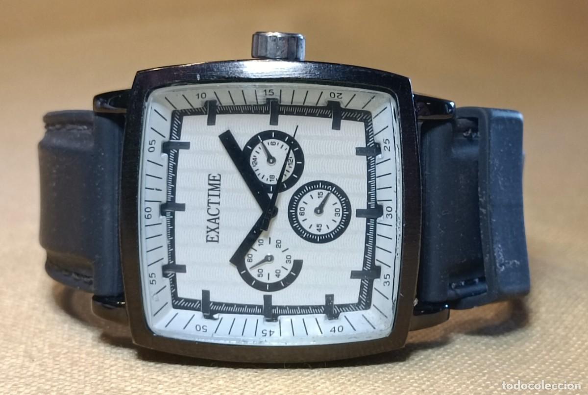 Relojes: Reloj EXACTIME Cuadrado Negro y Blanco - Foto 3