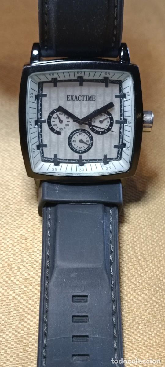 Relojes: Reloj EXACTIME Cuadrado Negro y Blanco - Foto 5