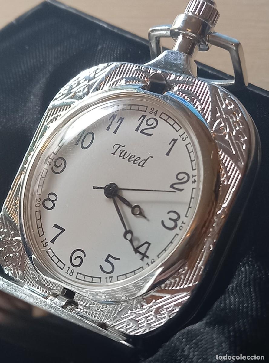 Relojes: RELOJ BOLSILLO CUADRADO PLATEADO - Foto 1