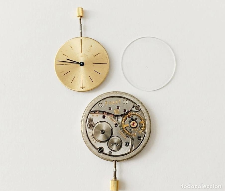 Relojes: Maquinaria Reloj Piaget Calibre 9P Ultra-plano - Volante Libre - Con Esfera y Cristal Originales