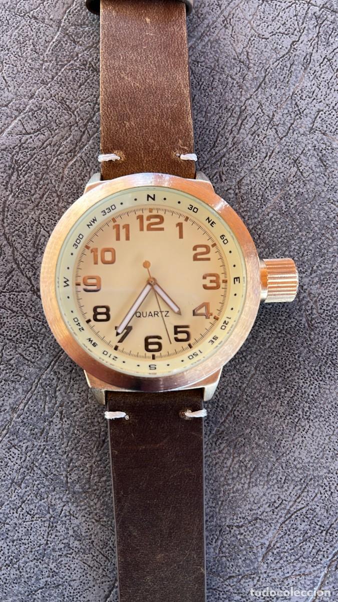 Relojes: Reloj cuarzo 48 mm. dorado (Funcionando) - Foto 1