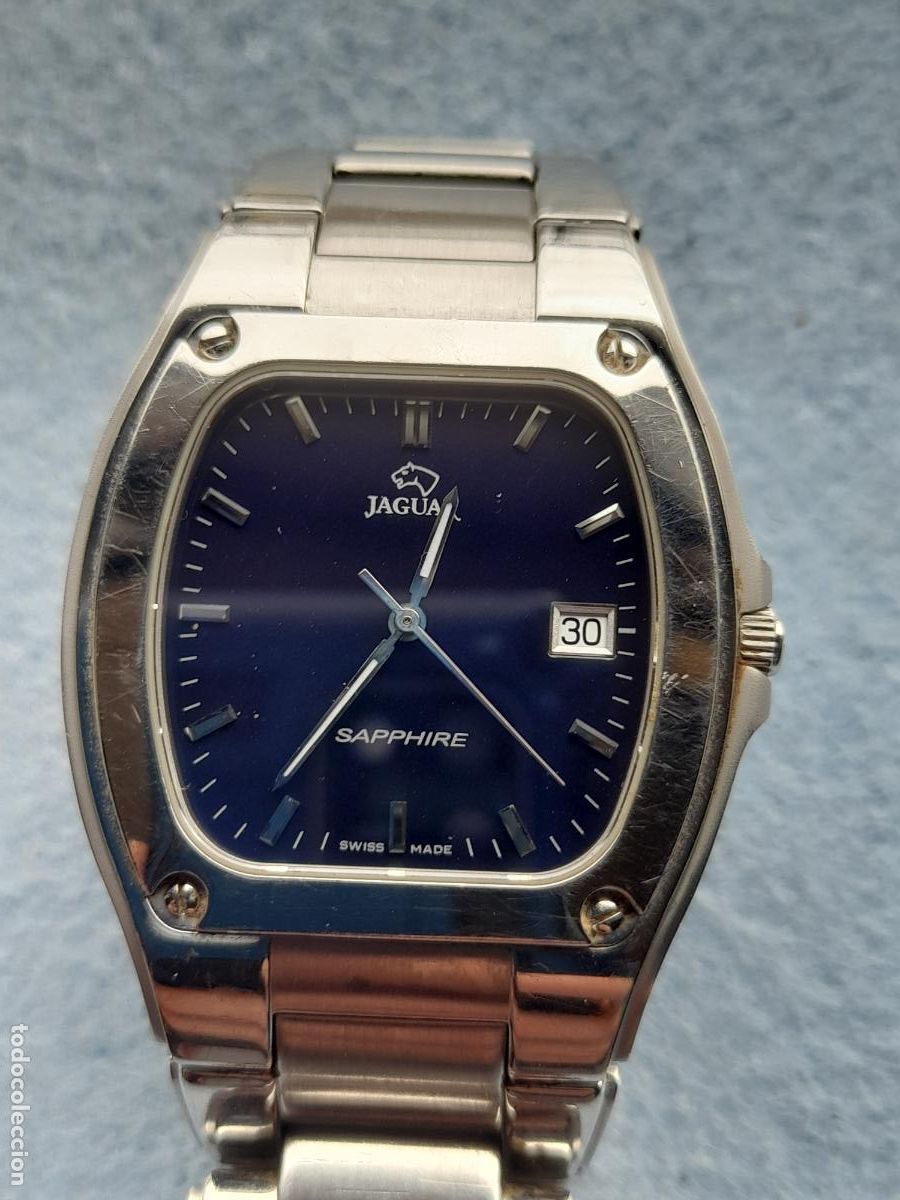 Relojes: Reloj Marca Jaguar Sapphire de Cuarzo para Caballero. Funcionando.