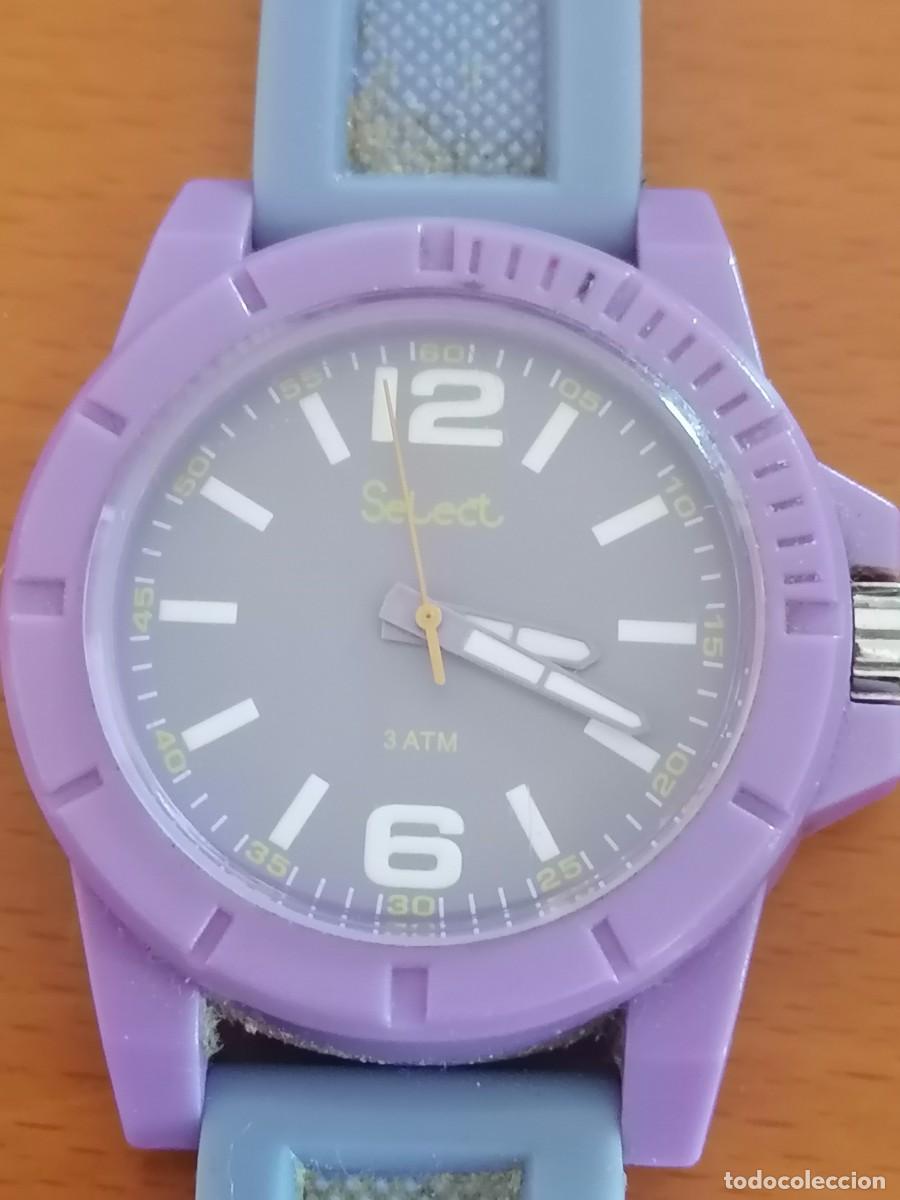 Relojes: SELECT * RELOJ ANALOGICO LILA * GOMA PVC - Foto 1