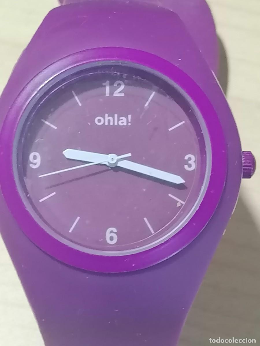 Watches: OHLA! * RELOJ ANALOGICO LILA * GOMA PVC