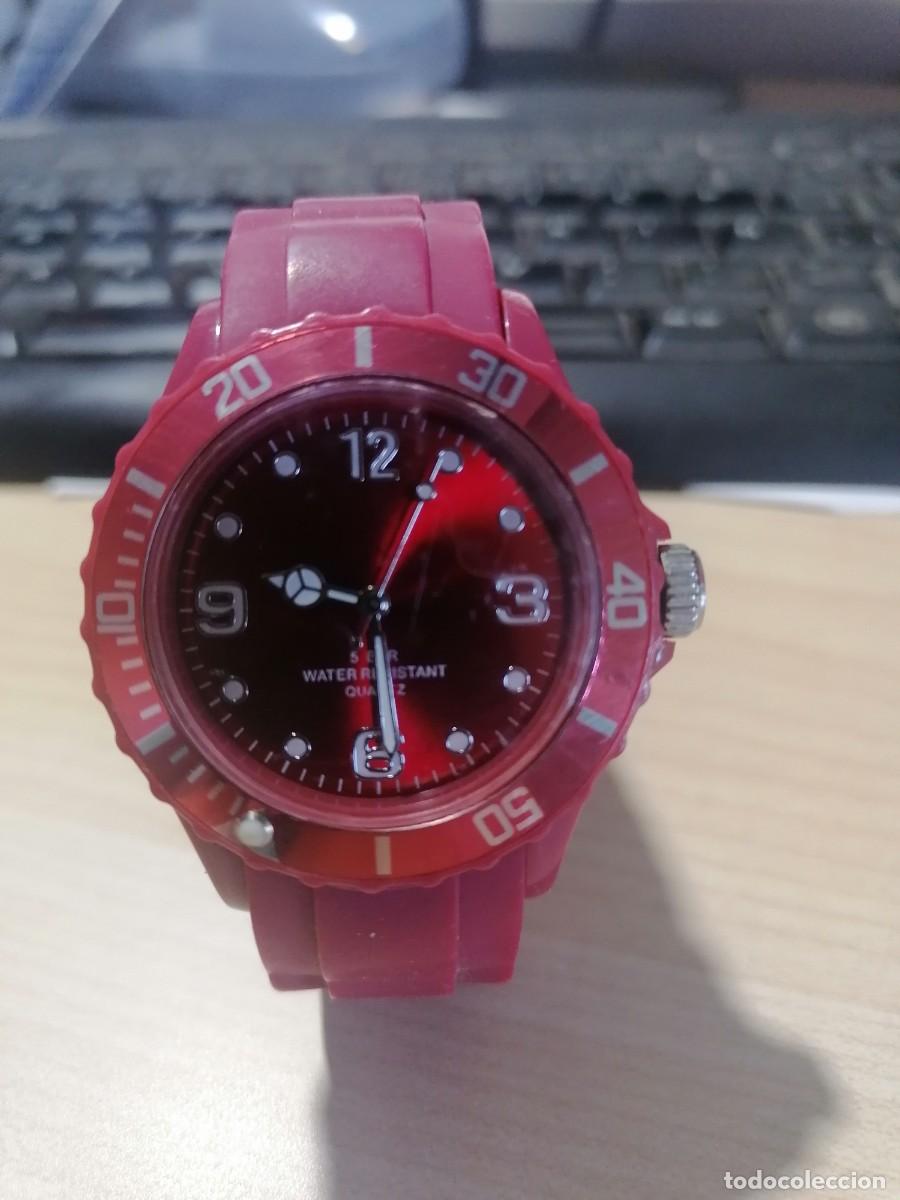 Watches: RELOJ ANALOGICO COMPLETAMENTE ROJO * GOMA PVC