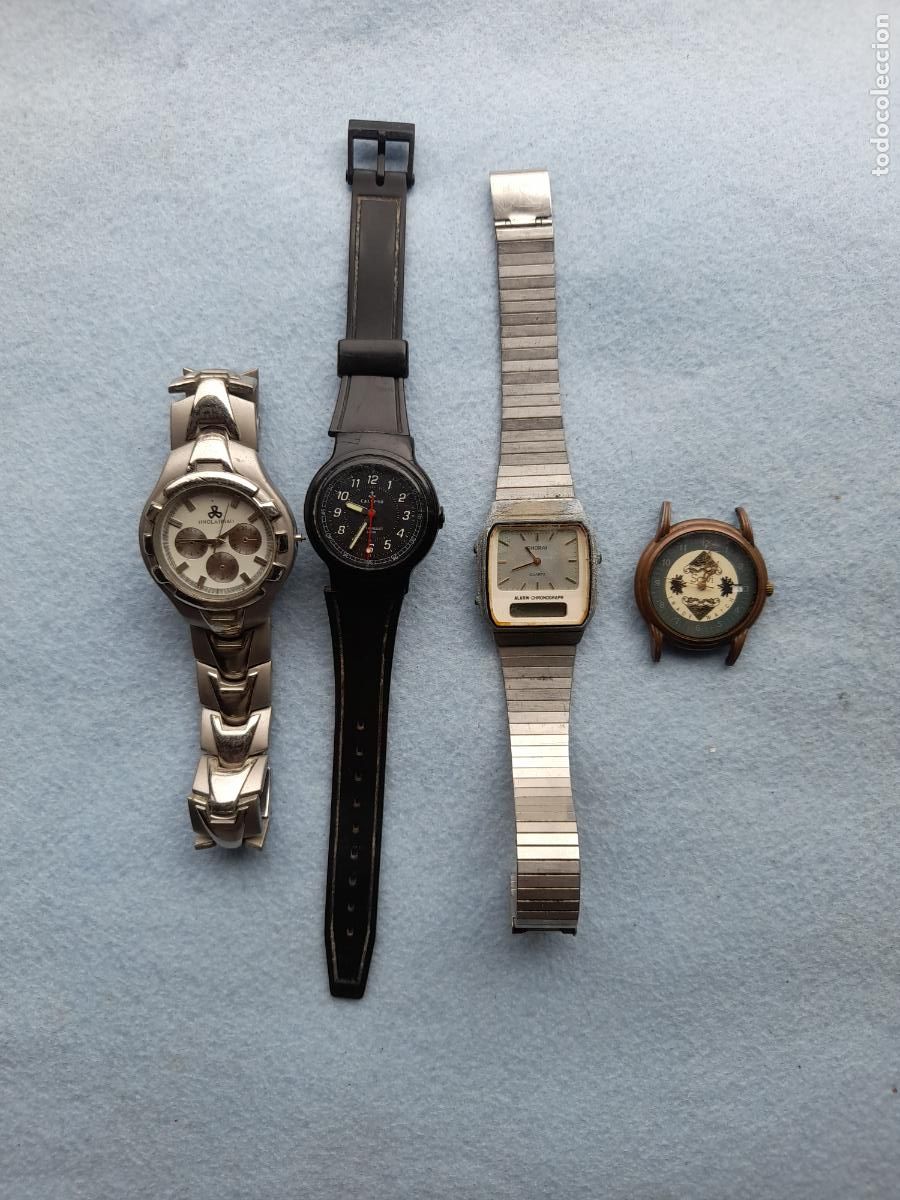 Watches: Lote de 4 Relojes de Cuarzo para Caballero.