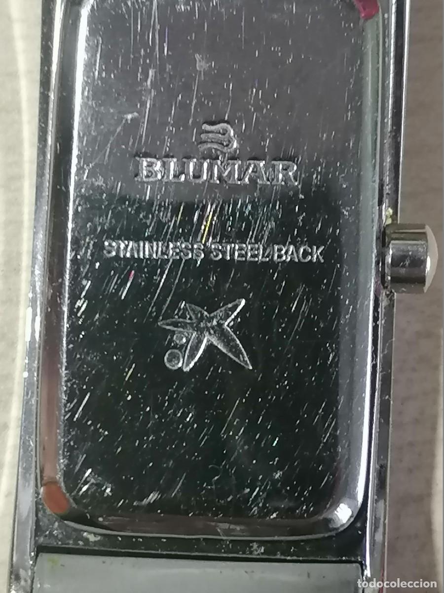 Relojes: BLUMAR * RELOJ ANALOGICO CORREA DE CUERO PLATEADA * COLECCI&Oacute;N LA CAIXA - Foto 4
