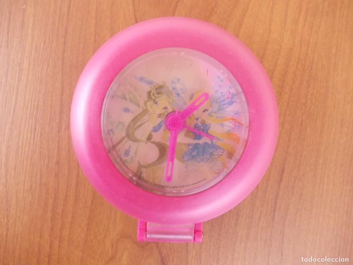 Orologi: Reloj rosa redondo cuarzo infantil decoraci&oacute;n