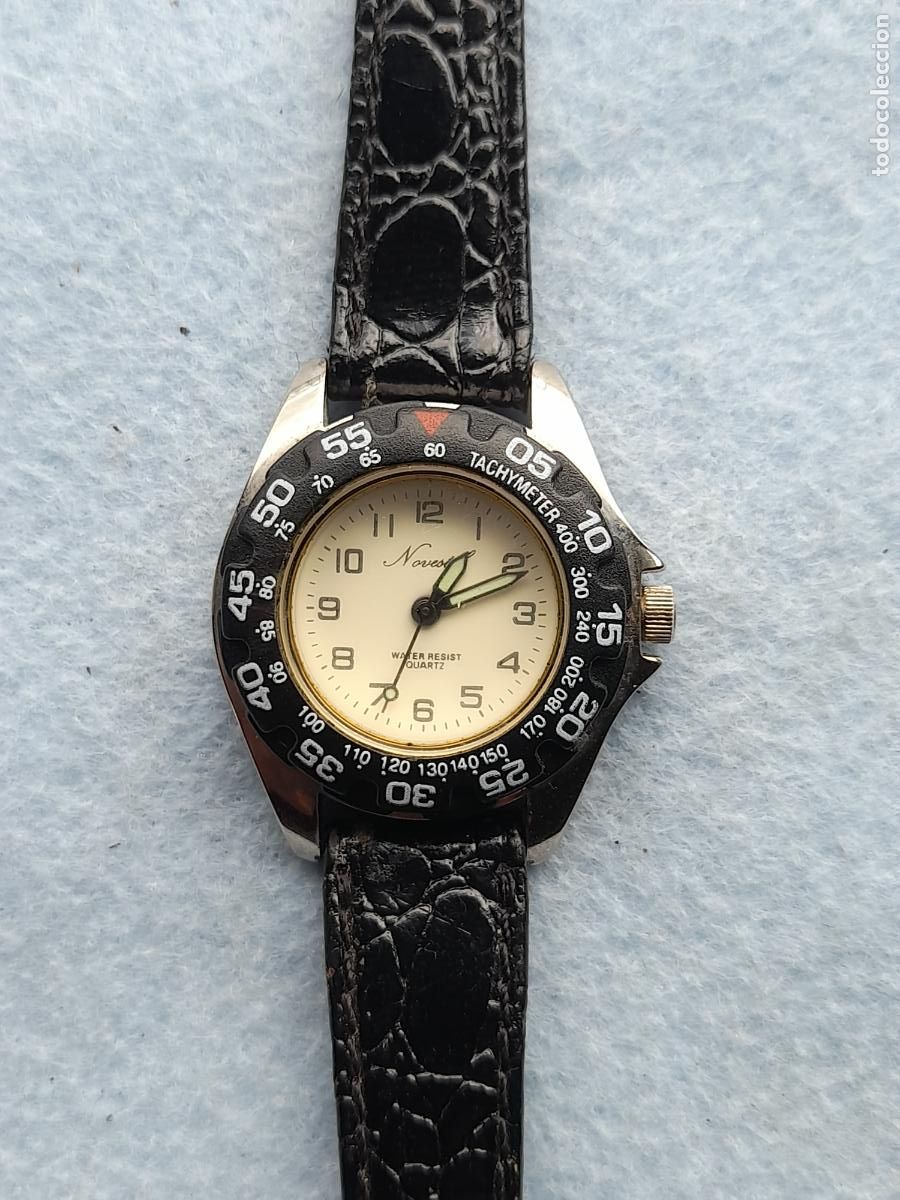 Relojes: Reloj Marca Novestel. Tipo Diver de dama. Funcionando. - Foto 1