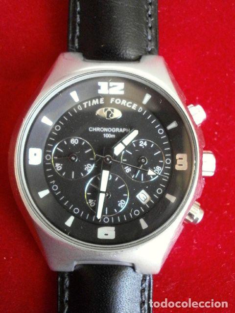 Watches: RELOJ de Pulsera TIME FORCE Chronograph 100m Italian Design 2251M 10ATM - Buen Estado Valorado 120&euro;