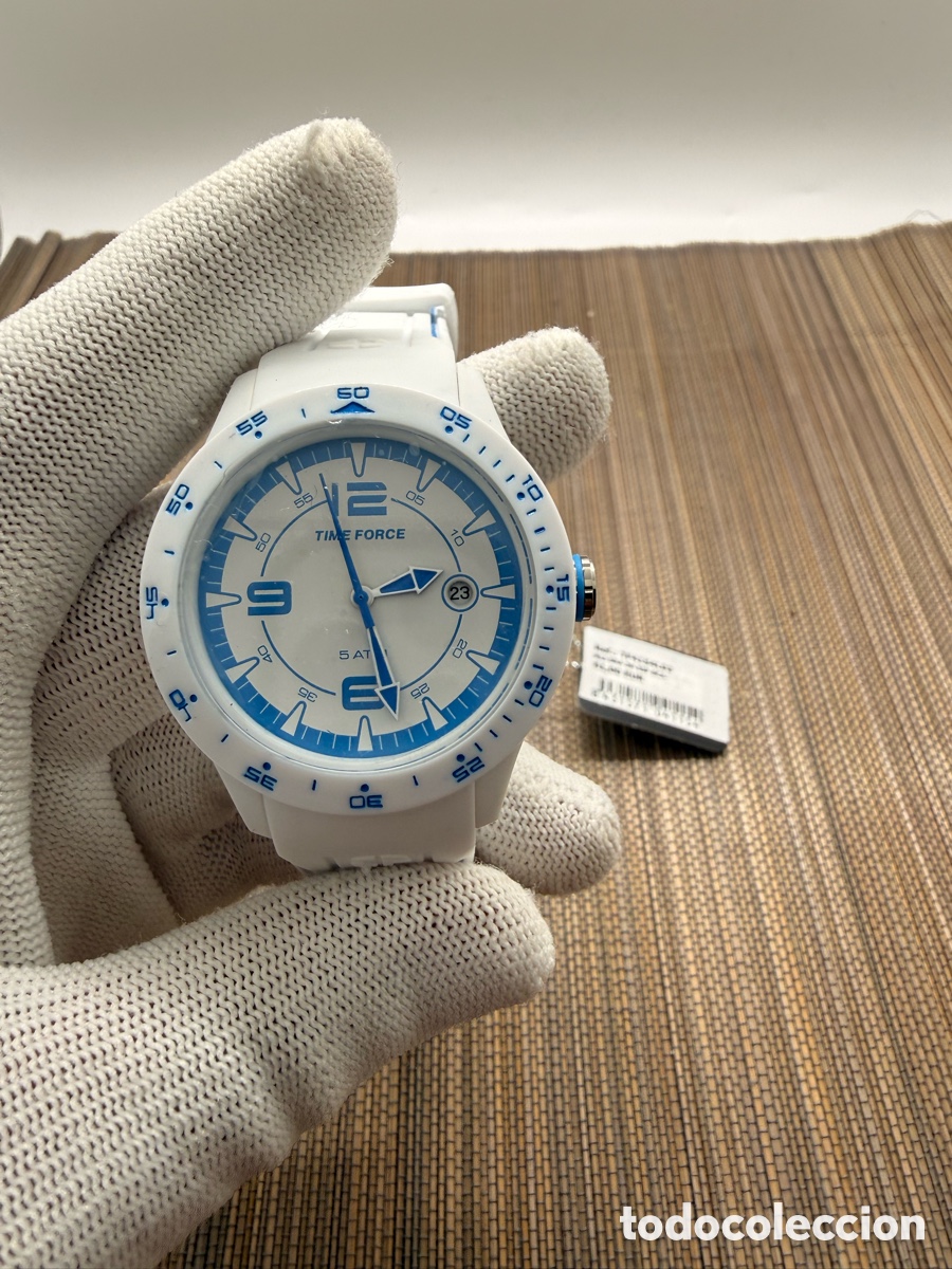 Relojes: Reloj TIME FORCE Blanco y Azul - &iexcl;NUEVO A ESTRENAR!
