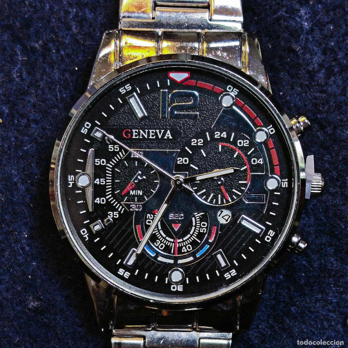 Relojes: RELOJ ARMIS ACERO. MARCA GENEVA . QUARTZ