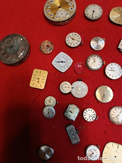 Relojes: Lote de maquinas y esferas de reloj REF-8724 - Foto 6