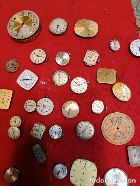 Relojes: Lote de maquinas y esferas de reloj REF-8724 - Foto 7