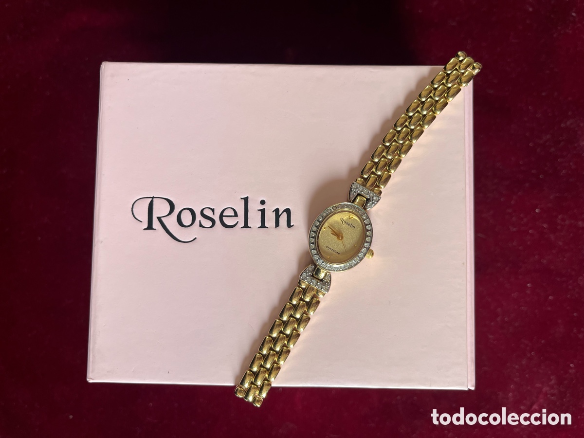 Rel&oacute;gios: RELOJ DE DAMA ROSELIN CRYSTALINE, VINTAGE A&Ntilde;OS 80.